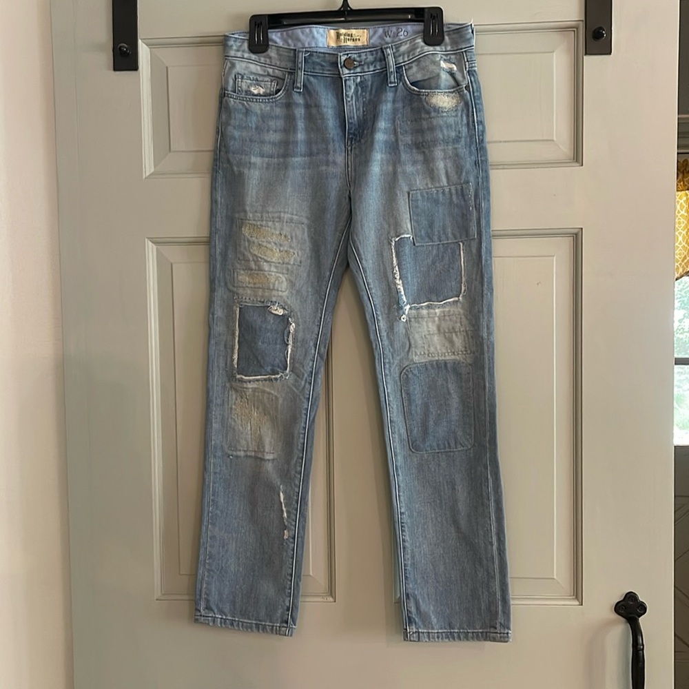 Holding Horses, Anthropologie - Gable Patchwork Boyfriend Jeans